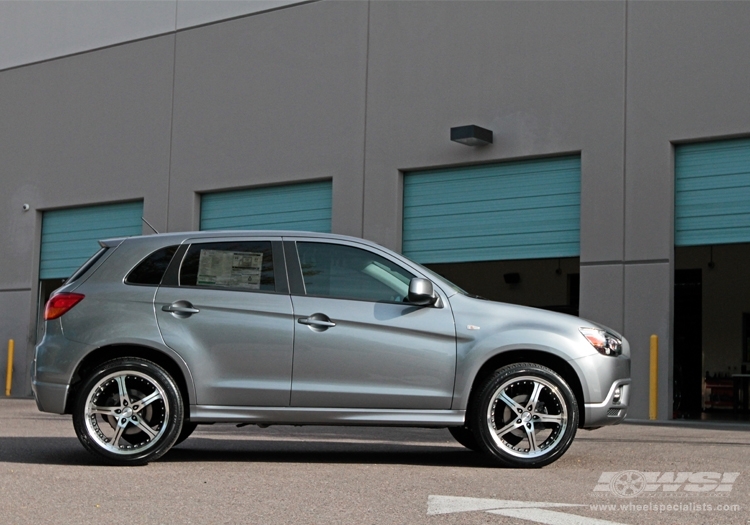 2011 Mitsubishi Outlander with 20" Gianelle Spezia-5 in Machined (Face and Lip) wheels