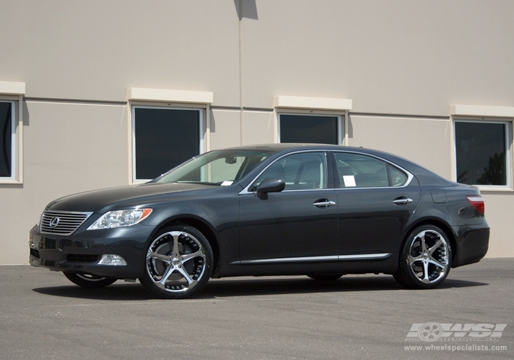 2010 Lexus LS with 20" Giovanna Dalar-5 in Chrome wheels