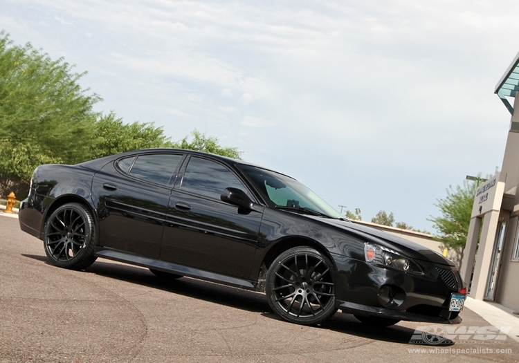 2008 Pontiac Grand Prix with 20" Giovanna Kilis in Matte Black wheels