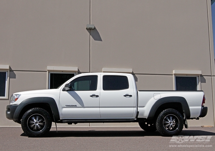 2011 Toyota Tacoma with 17" MKW M82 in Black (Gloss) wheels