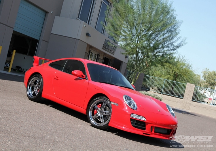 2011 Porsche 911 with 19"   in  wheels