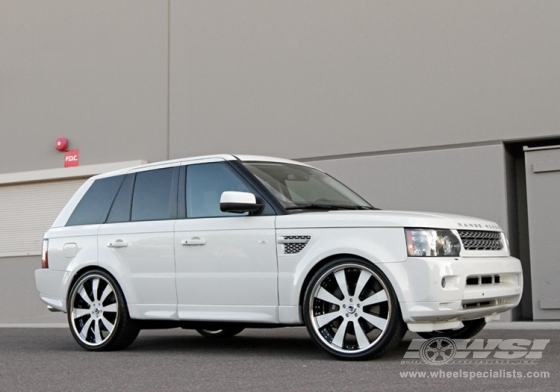 2011 Land Rover Range Rover Sport with 24" Duior DF-313 in Chrome wheels