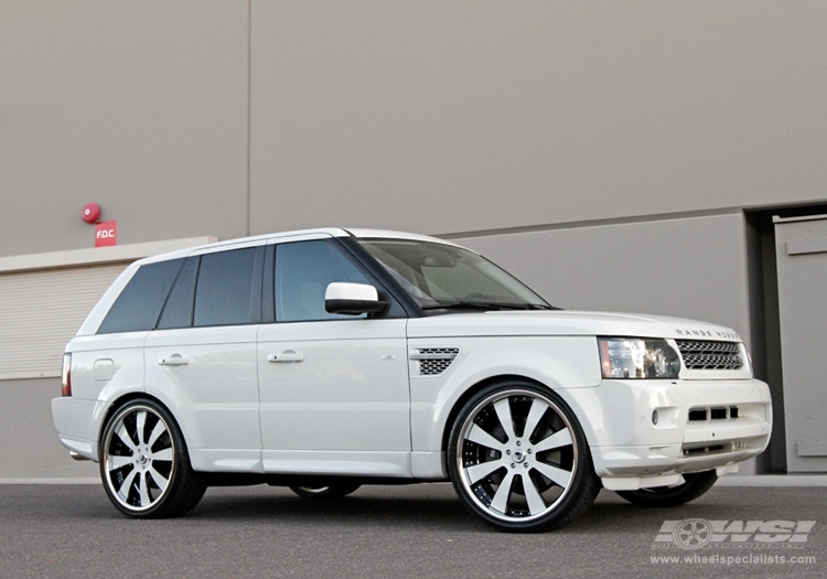 2011 Land Rover Range Rover Sport with 24" Duior DF-313 in Chrome wheels