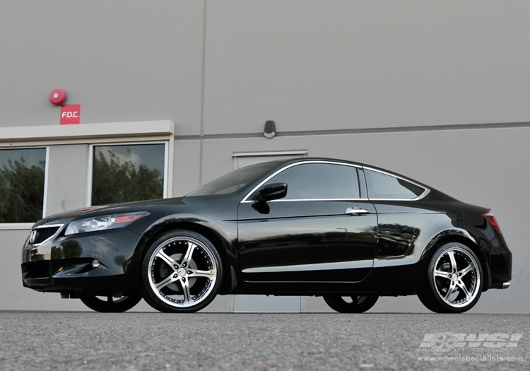 2011 Honda Accord with 20" Gianelle Spezia-5 in Machined (Face and Lip) wheels