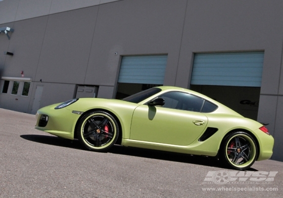 2012 Porsche Cayman with 20" Savini Forged SV8S in Chrome wheels