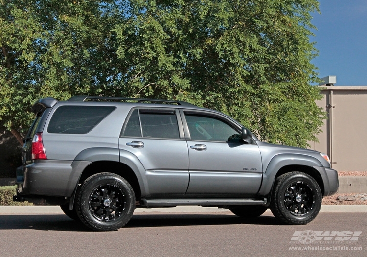 2008 Toyota 4-Runner with 18" 2Crave Xtreme Off Road NX-02 in Satin Black wheels