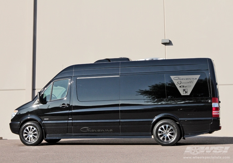 2012 Mercedes-Benz Sprinter with 18" Koko Kuture Sprinter in Machined Black wheels