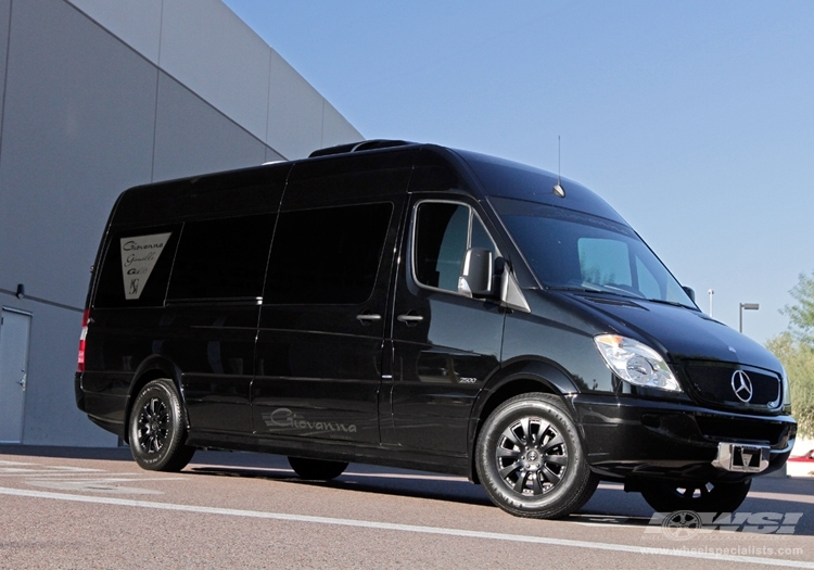 2012 Mercedes-Benz Sprinter with 18" Koko Kuture Sprinter in Matte Black wheels