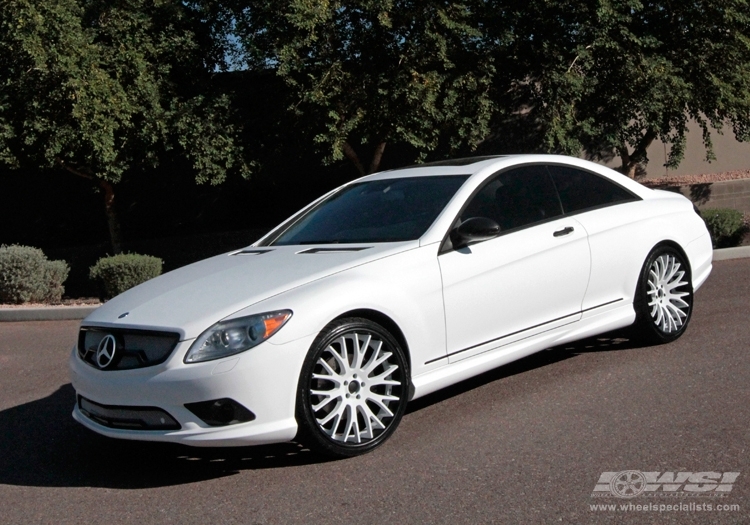 2011 Mercedes-Benz CL-Class with 22" GFG Supremo G-2 in Chrome (Chrome Lip) wheels