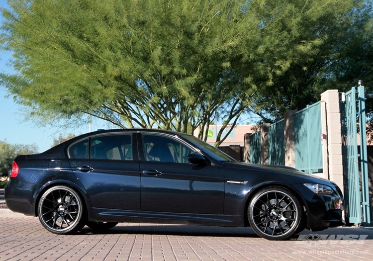2010 BMW M3 with 20" BBS CHR in Black (SS Rim Protector) wheels