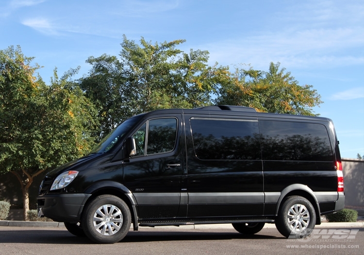 2012 Mercedes-Benz Sprinter with 18" Koko Kuture Sprinter in Machined Silver wheels