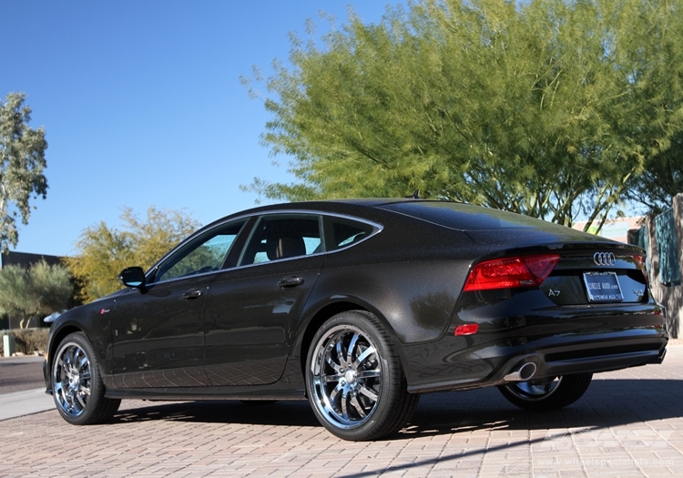 2012 Audi A7 with 19" Mandrus Wilhelm in Chrome wheels