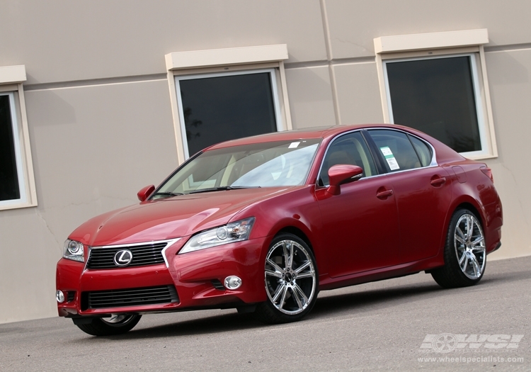 2012 Lexus GS with 20" Giovanna Closeouts Gianelle Venezia in Chrome wheels