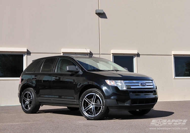 2011 Ford Edge with 20" MKW M107 in Machined (Gloss Black) wheels