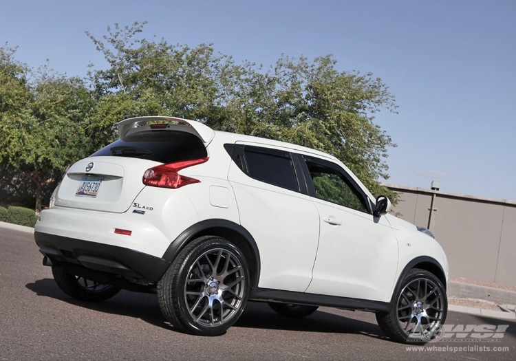 2012 Nissan Juke with 20" TSW Nurburgring (RF) in Gunmetal Machined (Rotary Forged) wheels