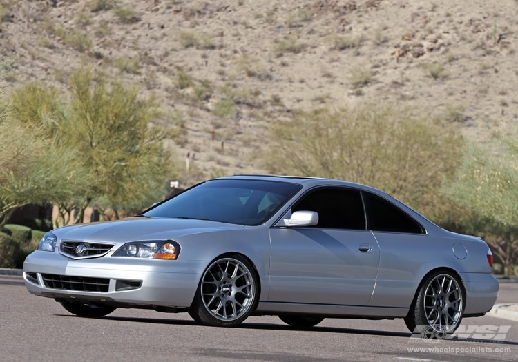 2003 Acura CL with 19" BBS CHR in Titanium (SS Rim Protector) wheels