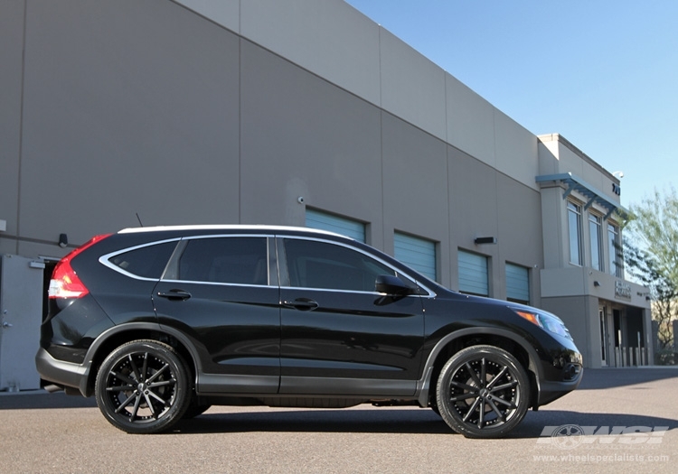 2012 Honda CR-V with 20" Gianelle Spidero-5 in Black wheels