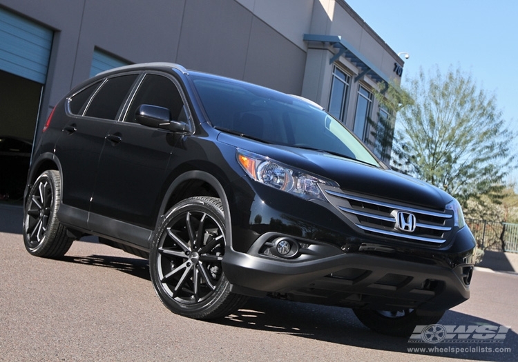 2012 Honda CR-V with 20" Gianelle Spidero-5 in Black wheels