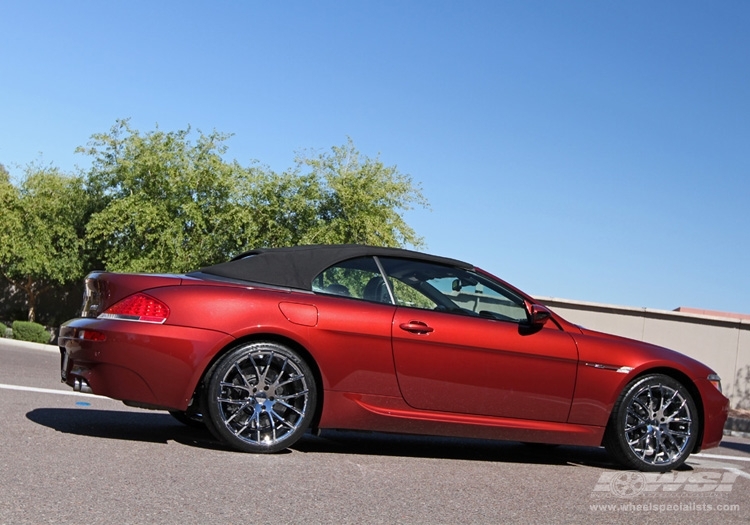 2011 BMW M6 with 20" Giovanna Kilis in Chrome wheels