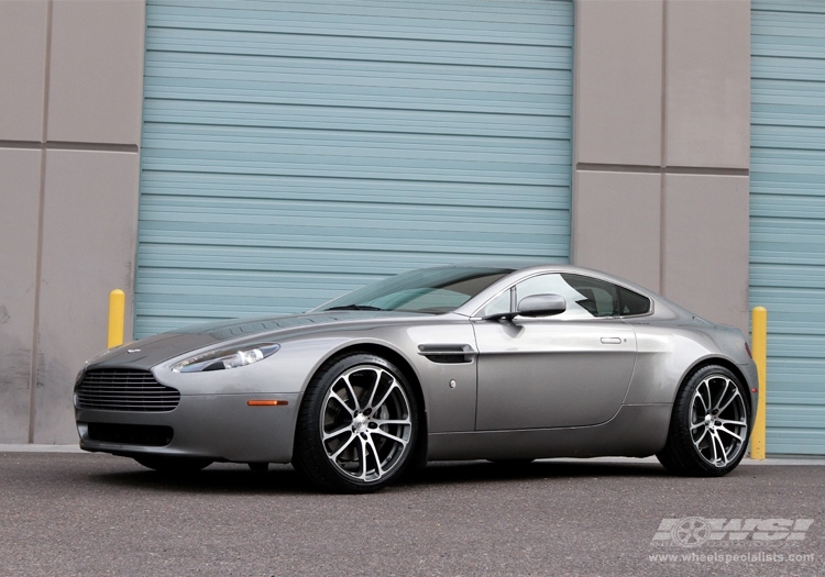 2008 Aston Martin Vantage with 20" CEC 882 in Gunmetal (Machined) wheels