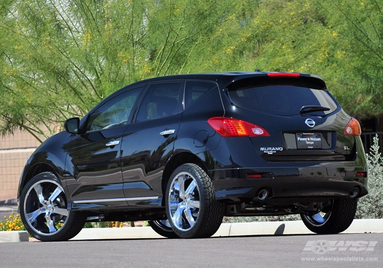 2007 Nissan Murano with 22" Vagare V14-Smack 5 in Chrome wheels