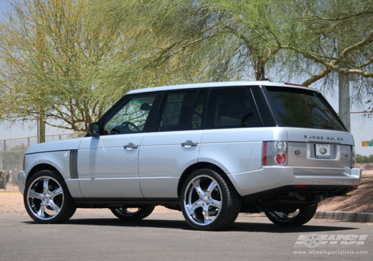 2010 Land Rover Range Rover with 22" CEC 856 in Chrome wheels