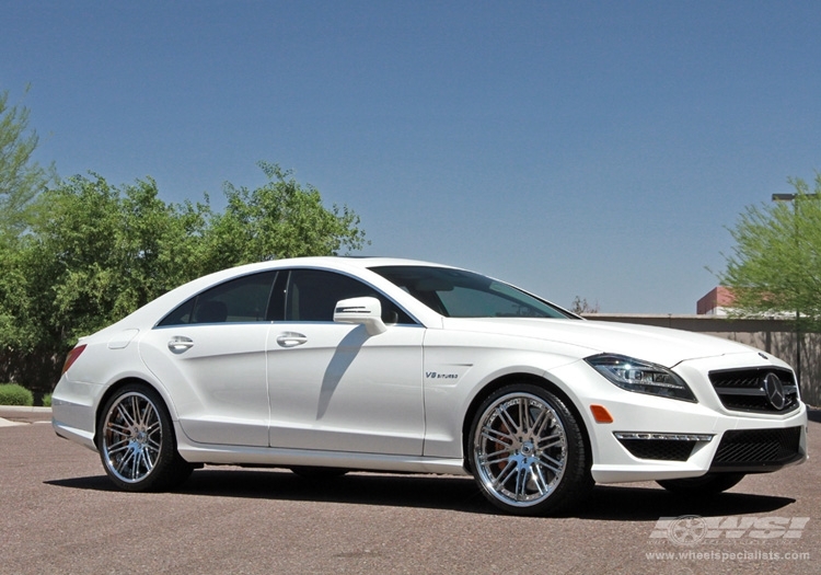 2012 Mercedes-Benz CLS-Class with 20" Asanti CX-504 in Custom wheels