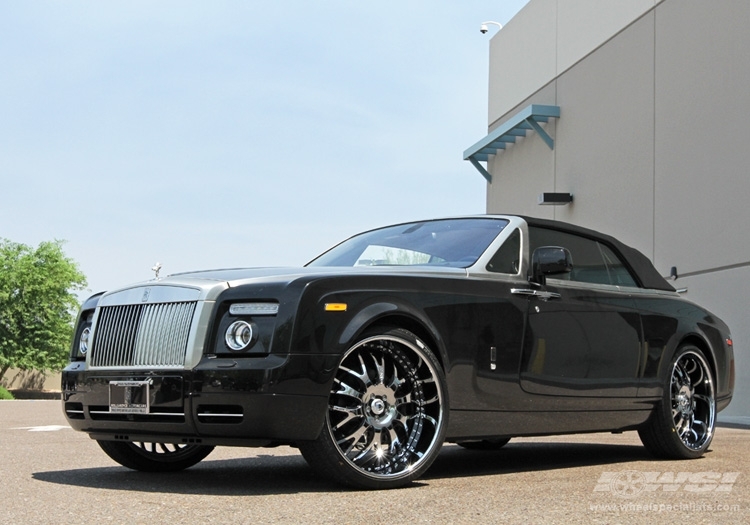 2011 Rolls-Royce Phantom Drophead Coupe with 26" Asanti AF-147 in Chrome wheels