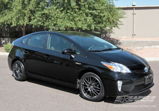 2012 Toyota Prius with 17" Enkei EKM3 in Gloss Gunmetal wheels