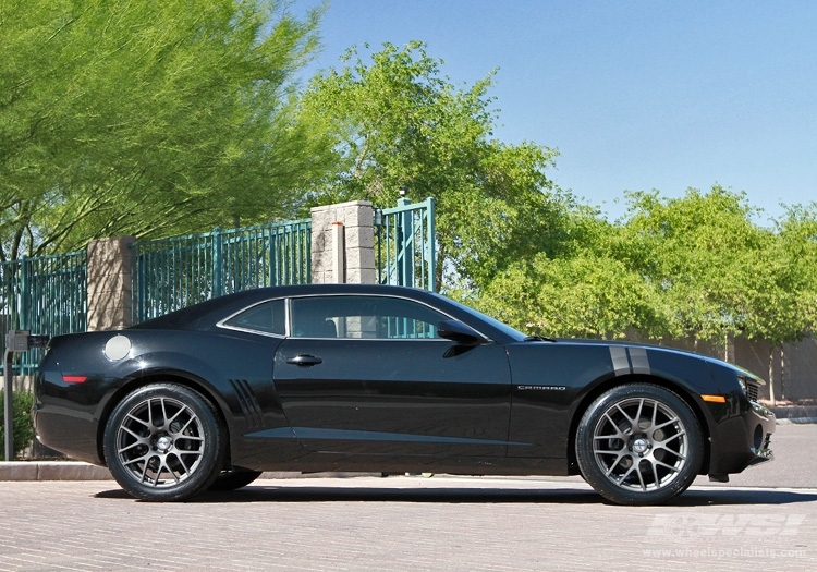 2011 Chevrolet Camaro with 20" TSW Nurburgring (RF) in Gunmetal (Rotary Forged) wheels