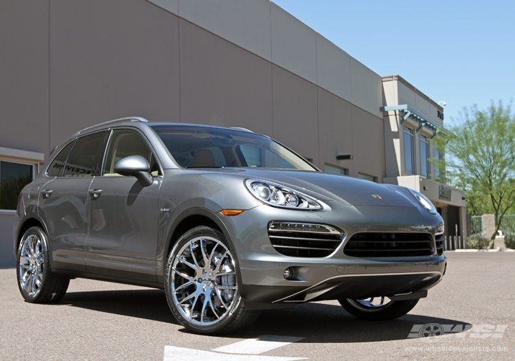 2012 Porsche Cayenne with 22" Giovanna Kilis in Chrome wheels