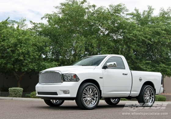 2012 Ram Pickup with 24" Duior DF-312 in Chrome wheels