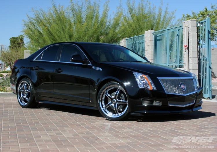 2007 Cadillac CTS with 20" Enkei LS-5 in Chrome (Luxury Sport) wheels