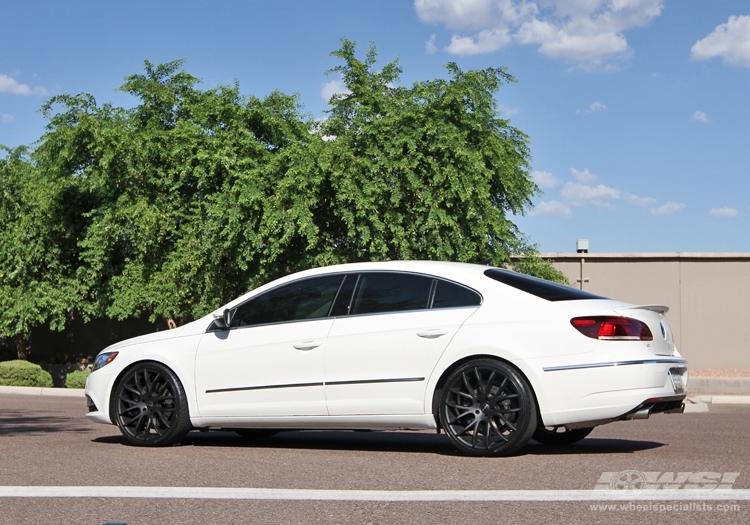 2011 Volkswagen CC with 20" Giovanna Kilis in Matte Black wheels