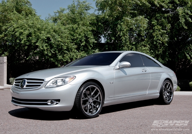 2011 Mercedes-Benz CL-Class with 20" Giovanna Monza in Graphite (Chrome S/S Lip) wheels