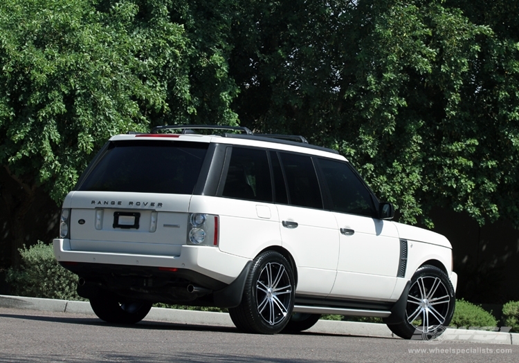 2010 Land Rover Range Rover Sport with 22" CEC 883 in Gloss Black (Machined) wheels