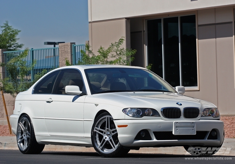 2007 BMW 3-Series with 19" Giovanna Tokyo in Silver wheels