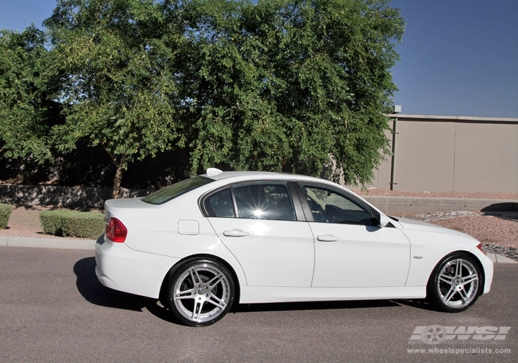 2010 BMW 3-Series with 20" Giovanna Tokyo in Silver wheels