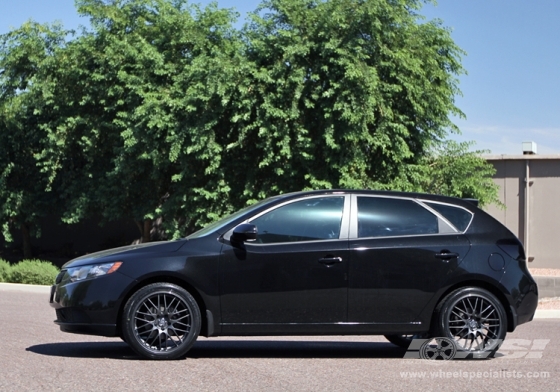 2012 Kia Forte with 17" Enkei EKM3 in Hyper Silver wheels