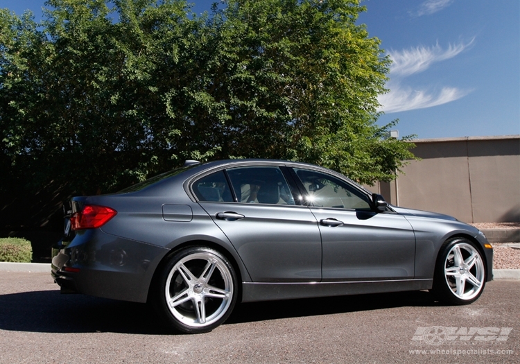2012 BMW 3-Series with 20" CEC 881 in Silver wheels