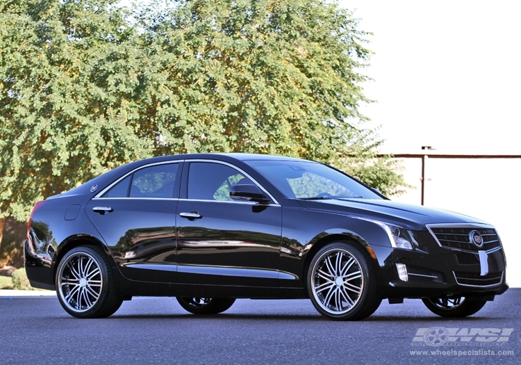 2013 Cadillac ATS with Vossen VVS-082 in Black Machined (DISCONTINUED) wheels