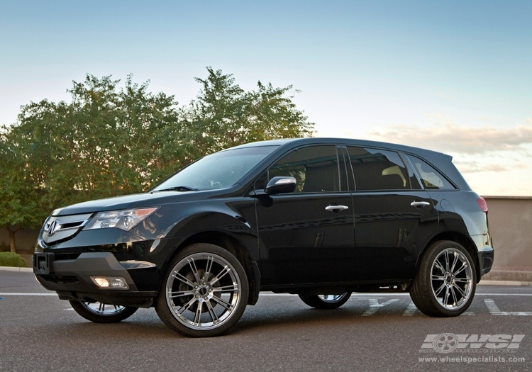 2009 Acura MDX with 22" Savini BM-3 in Chrome wheels