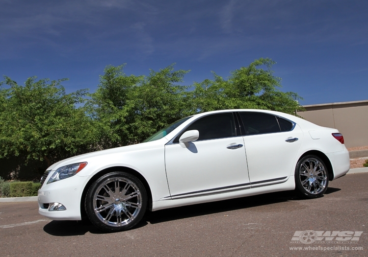 2011 Lexus LS with 20" Enkei Majesty in Chrome wheels