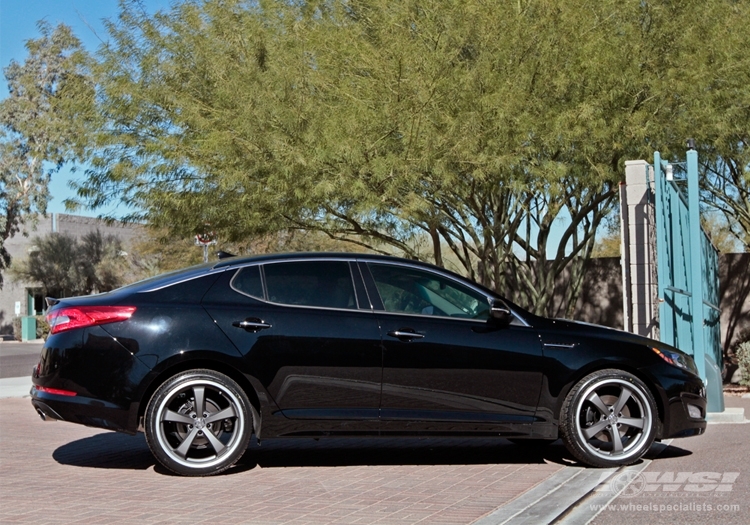 2012 Kia Optima with 20" Enkei Falcon in Gunmetal wheels