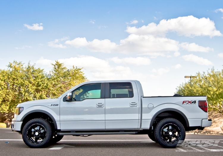 2012 Ford F-150 with 20" Black Rhino Arcos in Matte Black wheels