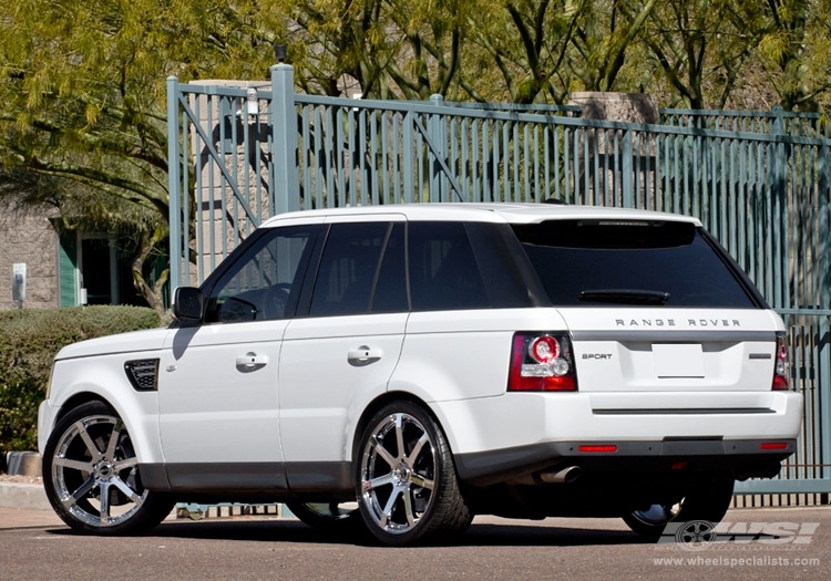 2012 Land Rover Range Rover Sport with 22" Giovanna Andros in Chrome wheels