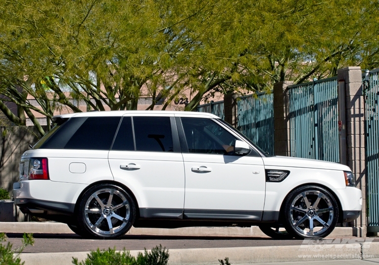 2012 Land Rover Range Rover Sport with 22" Giovanna Andros in Chrome wheels