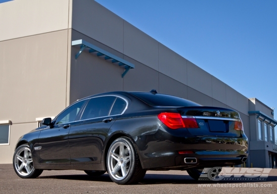 2011 BMW 7-Series with 20" CEC 881 in Silver wheels