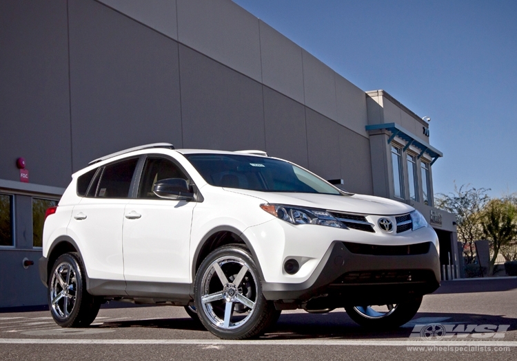 2013 Toyota RAV4 with 20" Koko Kuture Sardinia-5 in Chrome wheels