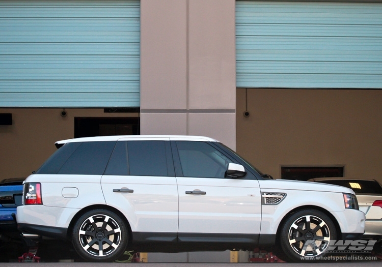  Land Rover Range Rover Sport with 20" Giovanna Andros in Machined Black wheels